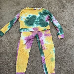 Jumpsuit, brand jenni size small for top and bottoms